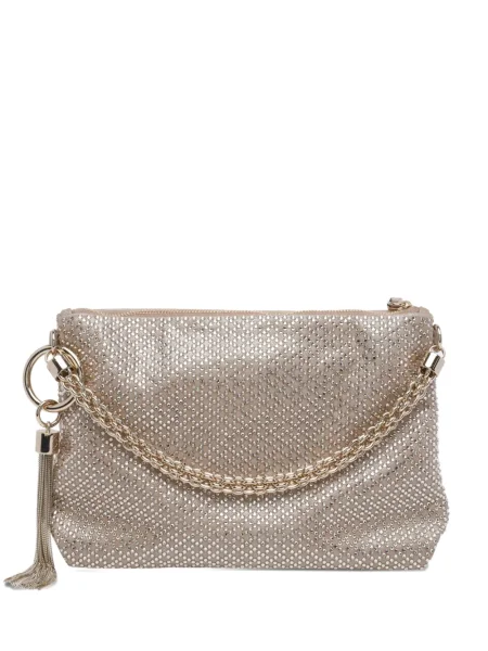 Colier Jimmy Choo de cristal auriu