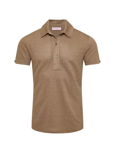 Tricou polo Orlebar Brown maro