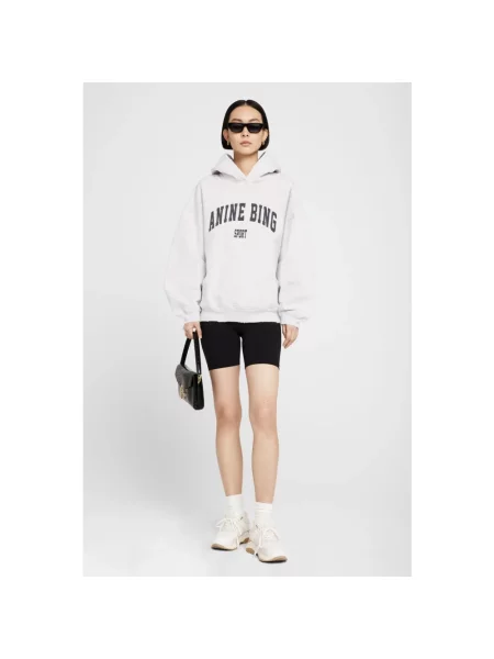 Bluza z kapturem Anine Bing szara