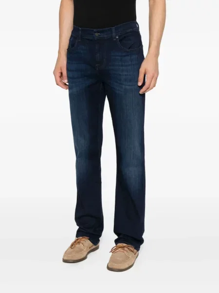 Blugi 7 For All Mankind cu 5 buzunare albastru