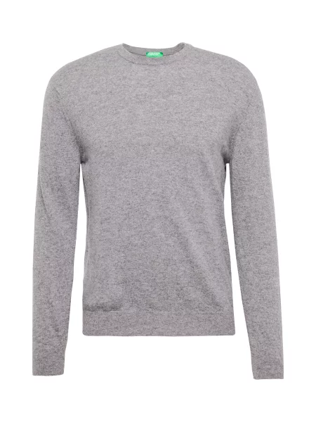 United Colors of Benetton pulover de lana barbati light gri