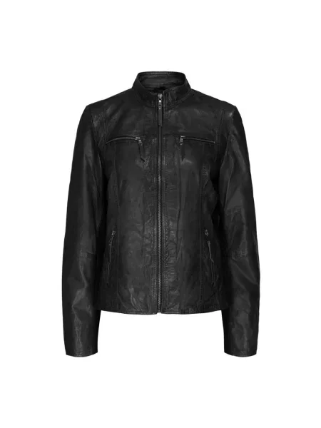 Kurtka skórzana Notyz klasyczna czarna