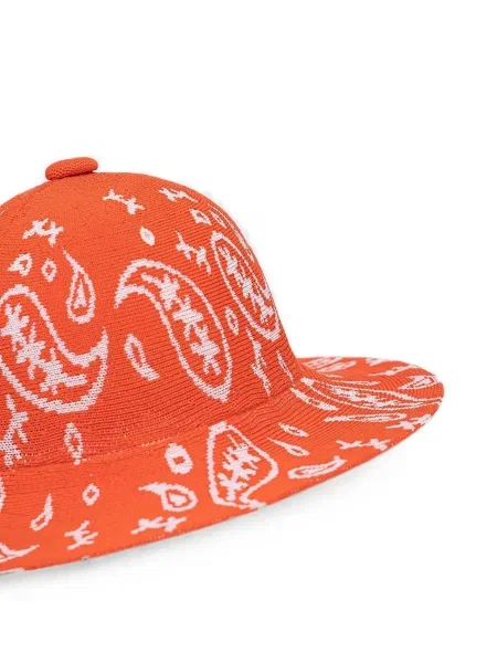 Pălărie Kangol cu model paisley portocaliu