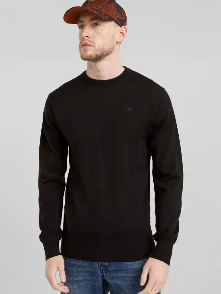 Вовняний светр G-star Raw чорний