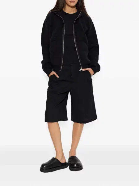 Cardigan Rick Owens cu glugă negru