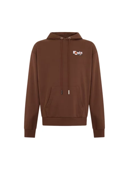 Bluza z kapturem Iceberg z kapturem brązowa