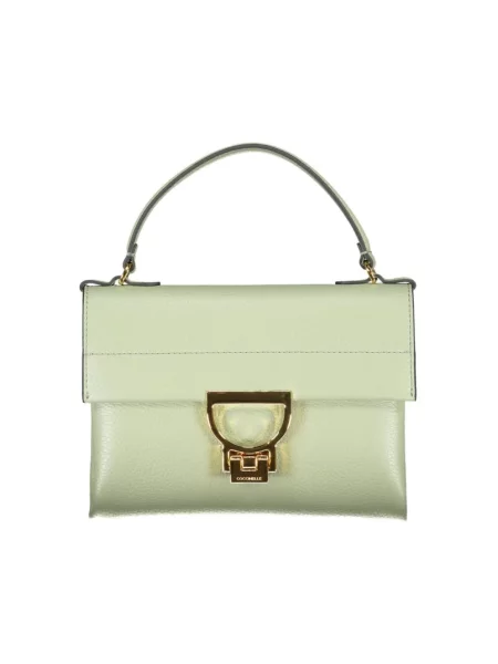 Mała mały torebka skórzana Coccinelle skórzana zielona