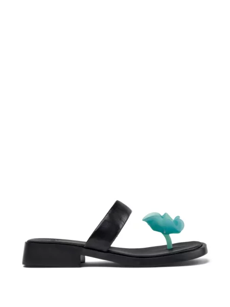 Sandale Camper cu model floral cu aplicații negru