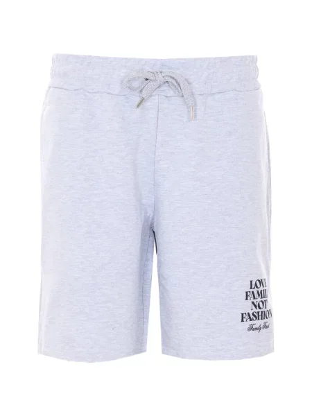 Kraťasy Family First s potiskem šedé