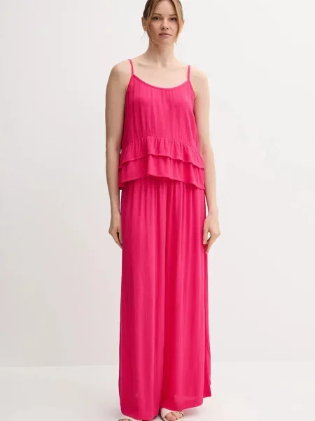 Блузка United Colors of Benetton однотонна рожевий