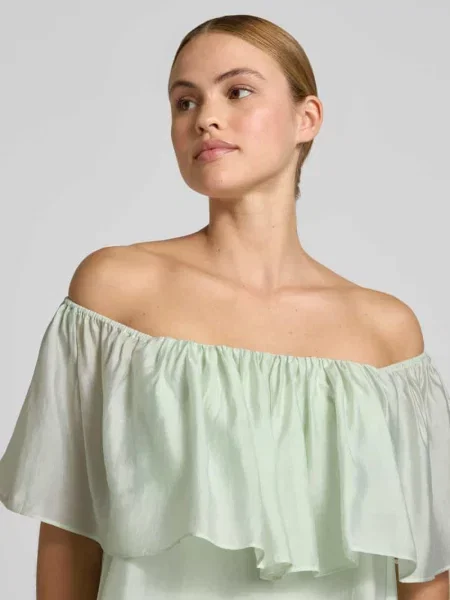 Sukienka midi z paskiem i prostokątnym dekoltem model MOLLY' Cph Muse