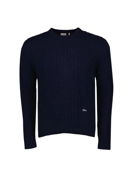 Sweter Dior z kaszmiru niebieski