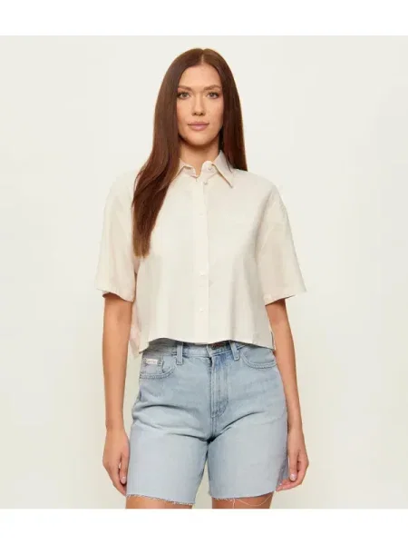 Gaëlle Paris Len ing | Cropped Fit bézs