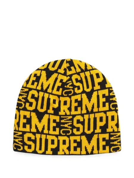 Reversibil căciulă Supreme cu imagine negru