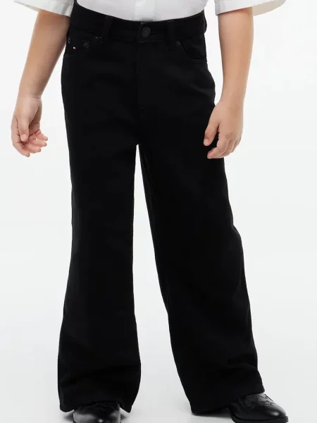 Tommy Hilfiger blugi straight pentru copii MABEL negru