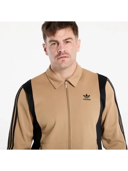 Adidas Суитшърт adicolor Panel бежов