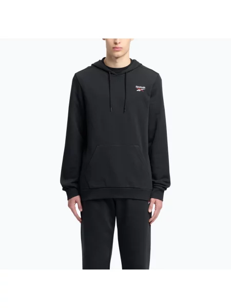 Reebok Mikina Identhlty Small Logo Černá bílá