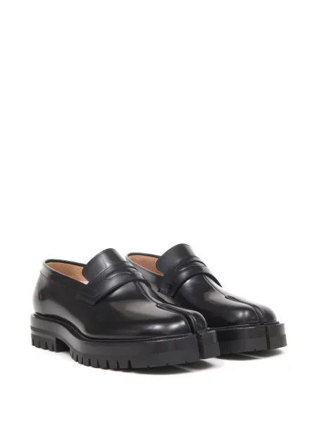 Kožené mokasíny Maison Margiela černé