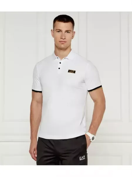 Polo alb