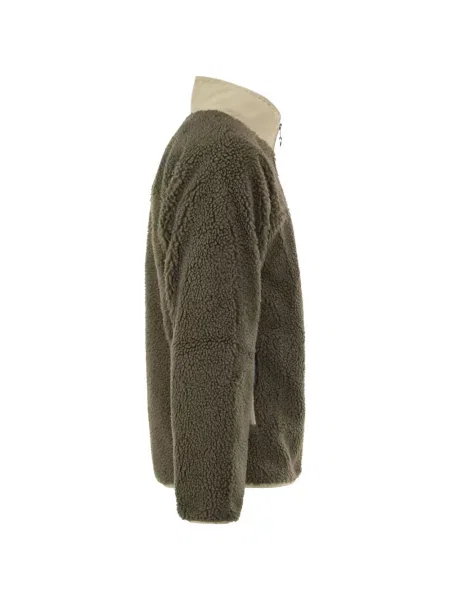 Geacă Patagonia din fleece clasică verde