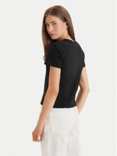 Calvin Klein Jeans Póló Seasonal fekete