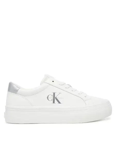 Αθλητικά Calvin Klein Jeans λευκό