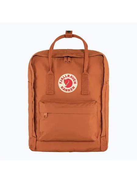 Torebka Fjällräven w miejskim stylu brązowa