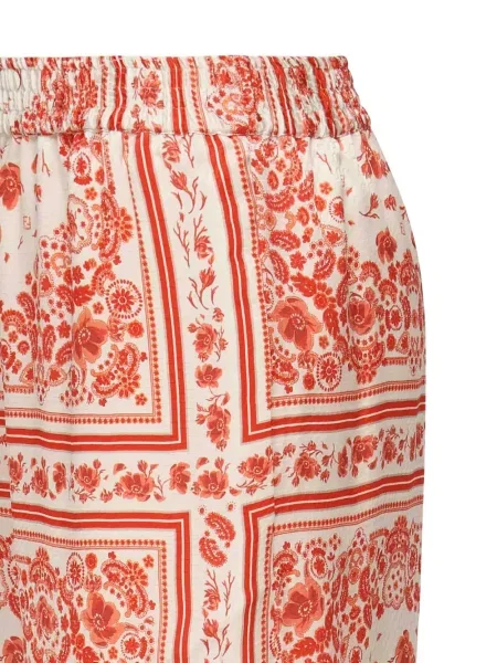 Pantaloni Fendi cu imagine alb