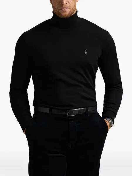 Șosete Polo Ralph Lauren cu model herringbone cu broderie plasă albastru