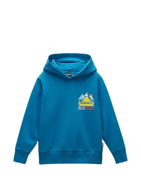 Bluza z kapturem dziecięca Napapijri niebieska