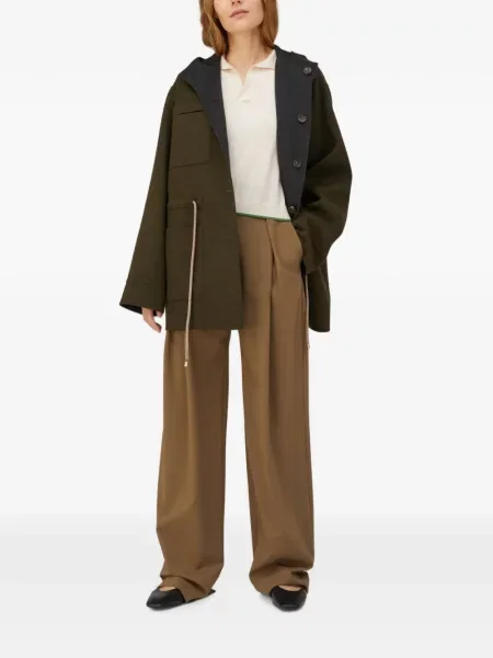 Pantaloni Retori de lână maro