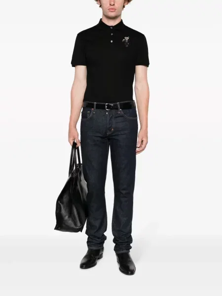 Polo Ralph Lauren Purple Label με κέντημα μαύρο