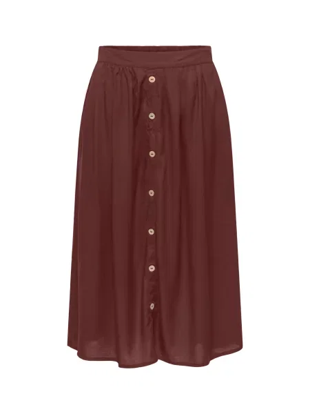 ONLY Fustă ONLMILANO bordeaux roșu