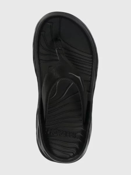 В'єтнамки Hoka Ora Recovery Flip на платформі чорний