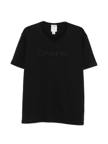 Tricou Calvin Klein cu broderie negru