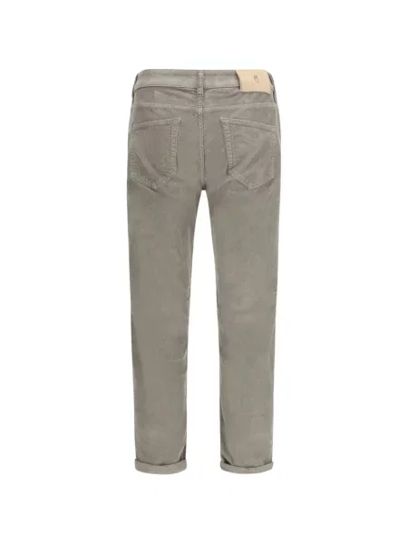 Pantaloni Pt Torino de catifea cord gri