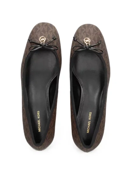 Pantofi cu toc Michael Michael Kors cu funde din piele de căprioară verde