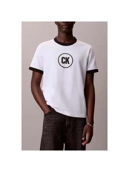 Póló Calvin Klein Jeans fehér