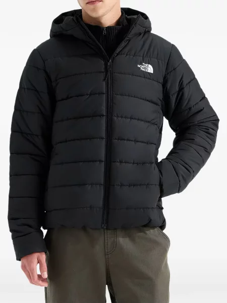 Geacă The North Face cu glugă negru