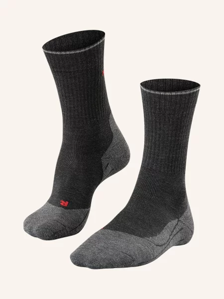 Falke Skarpety Trekkingowe Wool Silk grau