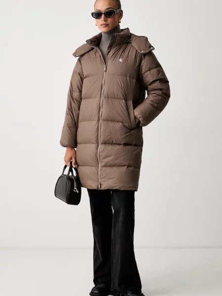 Calvin Klein Jeans De puf palton maro