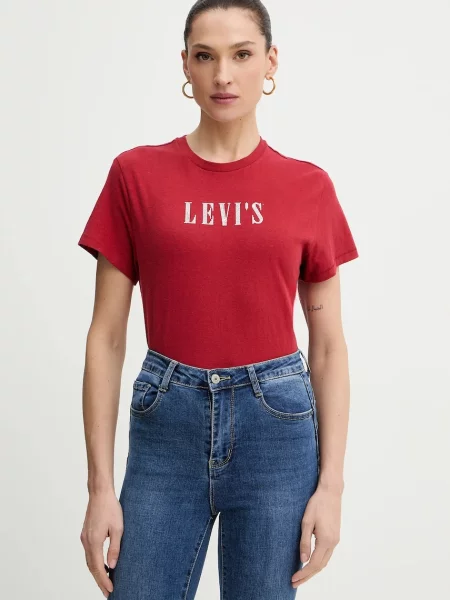 Тениска Levi's червено