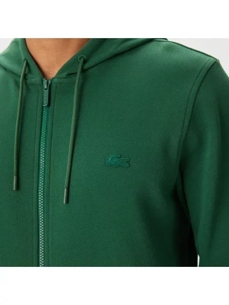 Lacoste толстовка чоловіча класичний стиль зелена