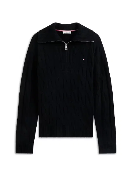 TOMMY HILFIGER Pulover negru