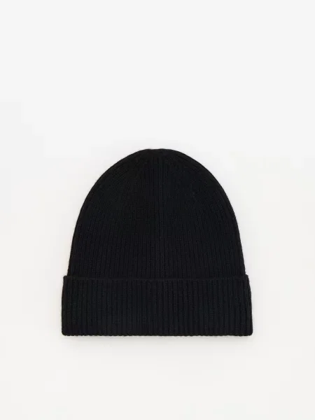 Reserved Gyapjú beanie sapka fekete