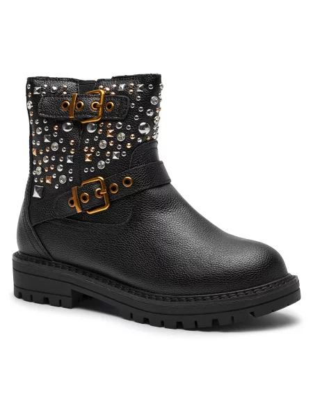 Kurt Geiger Bőr magassarkú bokacsizma HACKNEY