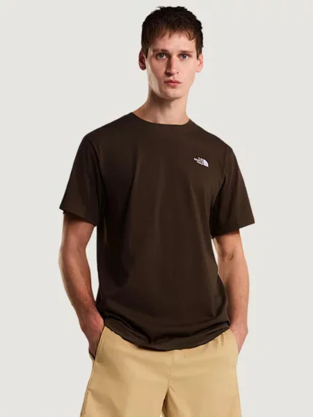 Koszulka turystyczna The North Face M Evolution Simple Dome Tee brązowa