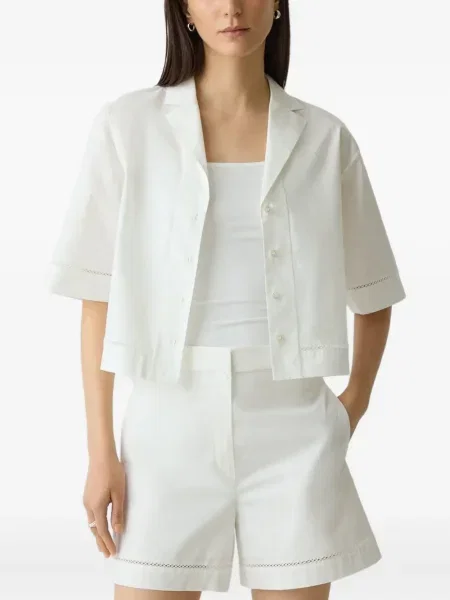 Cămașă Theory din poplin alb