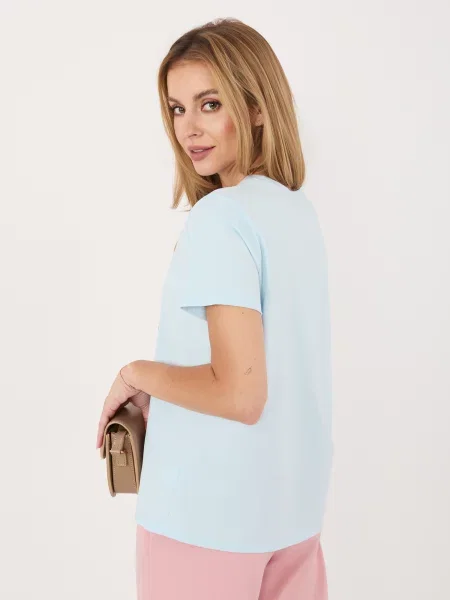 Tricou Italy Moda albastru