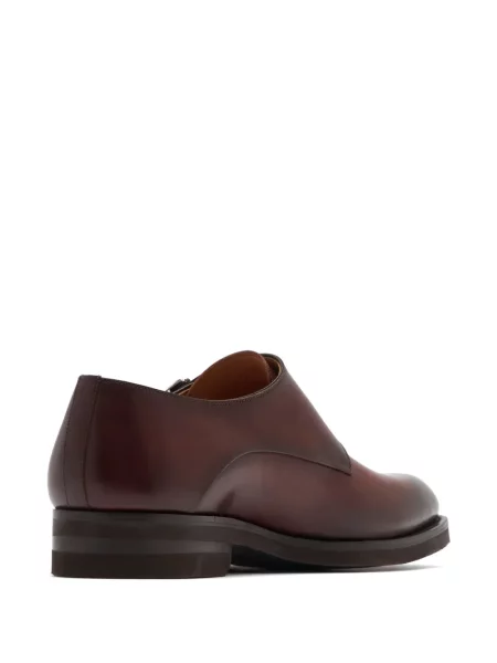 Pantofi monk Magnanni cu bretele maro